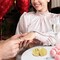 Heart-Shaped Velvet Ring Box – 2-Slot Vintage Engagement & Wedding Jewelry Case, Yellow Mustard Proposal Gift Box for Valentine’s Day & Special Occasions (Yellow Mustard)